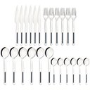 Ver imagem 4 de Faqueiro Tramontina Vik em Aço Inox com Detalhes em Polipropileno Ônix 24 Peças Tramontina