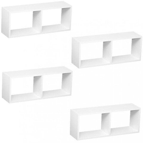 Conjunto com 4 Nichos Linfa Branco