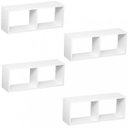 Ver imagem 1 de Conjunto com 4 Nichos Linfa Branco