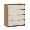 Ver imagem 2 de Cômoda 4 Gavetas Atria Demobile