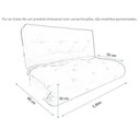 Ver imagem 3 de Colchão Futon Casal Dobrável Sofa Cama Branco Off Acquablock