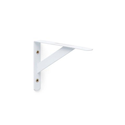 Kit 10X Suporte Mão Francesa para Prateleira 15 cm Branco