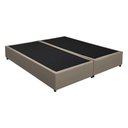 Ver imagem 1 de Base Box King Bipartida Black Tie Maranello Suede Bege 193x203