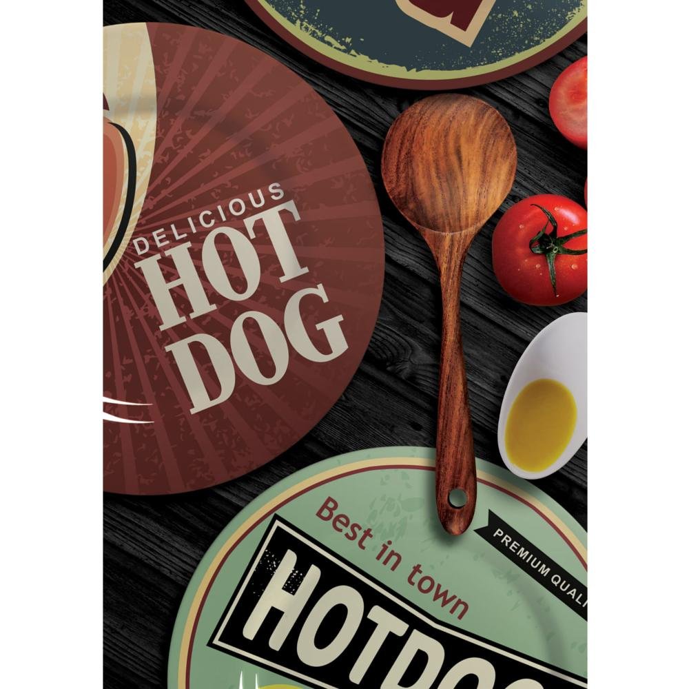 Jogo de Pratos Hot Dog Collection 8 Peças - ALLEANZA Aparelho de Jantar Hot Dog Collection 8 Peç - 2