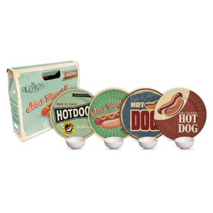 Jogo de Pratos Hot Dog Collection 8 Peças - ALLEANZA Aparelho de Jantar Hot Dog Collection 8 Peç