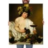 Quadro Decorativo Caravaggio Baco:Grande 77x64cm/Chassi com Borda Infinita - 1