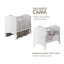 Ver imagem 6 de Berço Mini Cama Alegria Espresso Móveis Branco