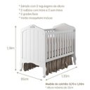 Ver imagem 2 de Berço Mini Cama Alegria Espresso Móveis Branco