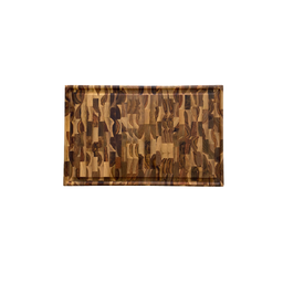 Tábua de Churrasco Fire de Topo – Madeira de Teca 55x35x3,5cm - 1