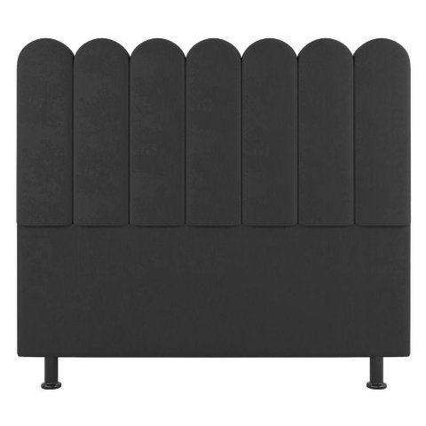 Cabeceira Cama Box Solteiro Lana 100cm Linho Cinza - Abmaza