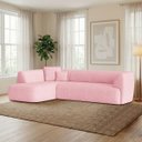Ver imagem 3 de Sofá Modular Oslo Luxuoso Sala de Estar Decoração Luxo 265cm Suede