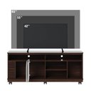 Ver imagem 7 de Rack para TV até 65 pol com 2 Portas 150x63cm Jurerê Colibri:Nogueira/Off White