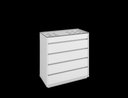 Ver imagem 4 de Comoda 5 Gavetas Belize Branco