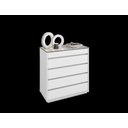 Ver imagem 2 de Comoda 5 Gavetas Belize Branco