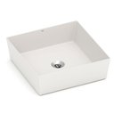 Ver imagem 1 de Cuba de Apoio Quadrada sem Mesa 380x380 Design 2D Bege/Beige Celite