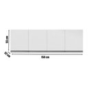 Ver imagem 6 de Balcão de Pia Tatiane 145 Cm e Armário Aéreo Andréia 4 Portas 150 Cm Branco Brilho - Ajl