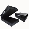 Cama Base Box com Baú Casal Preto + Colchão de Molas Ensacadas Arezzo Black - Portobel - 1