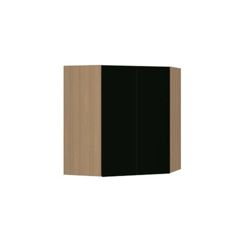 Armário de Parede Modulado Canto Oblíquo 74cm X 74cm 2 Portas Slim Luciane