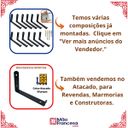 Ver imagem 7 de Mão Francesa Invertida 40cm 5mm 8 Peças Reforçada Industrial