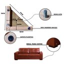 Ver imagem 2 de Kit 8 Pés de Madeira em L para Sofá 12cm - Mozzelar