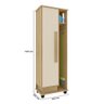 Armário Lavanderia Caribe Cinamomo/off White - Rv Móveis - 4