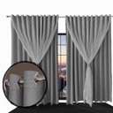 Ver imagem 1 de cortina blackout Ana quarto de janela 5,50 x 2,70 cinza