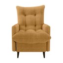 Ver imagem 7 de Poltrona de Amamentação com Puff Montreal Boucle Mostarda Matrix