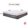 Colchão Casal Bf Premium Mola Ensacada com Espuma D33 e Viscoelástica Nasa 138x188x32cm - 7