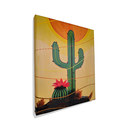 Ver imagem 3 de Mini Quadro de Kactos Decorativo Pintado a Mão 30x25cm