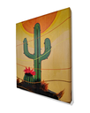 Ver imagem 4 de Mini Quadro de Kactos Decorativo Pintado a Mão 30x25cm