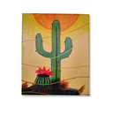 Ver imagem 2 de Mini Quadro de Kactos Decorativo Pintado a Mão 30x25cm
