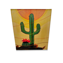 Ver imagem 6 de Mini Quadro de Kactos Decorativo Pintado a Mão 30x25cm