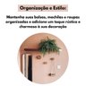 Cabideiro / Gancho de Parede (kit com 4 Peças Mogno) - 4