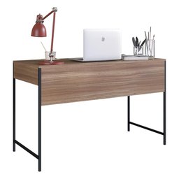 Escrivaninha/Mesa de Escritório com 1 Gaveta Multimóveis CR25232 Montana/Preto - 4