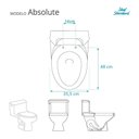 Ver imagem 5 de Assento Sanitário Poliéster para Louça Absolute (ideal Standard) Aço (reb. Oculto) Cinza Quartzo