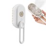 Escova a Vapor Eletrica Cachorro Cao Pet Gato Limpeza Remove Pelo Massagem Bateria Recarragel Animal - 10