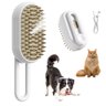 Escova a Vapor Eletrica Cachorro Cao Pet Gato Limpeza Remove Pelo Massagem Bateria Recarragel Animal - 1