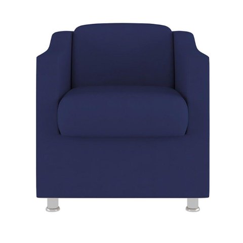 Poltrona Tilla Balaqui Decor Azul Marinho