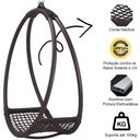 Ver imagem 3 de Balanço Suspenso em Corda Náutica e Alumínio para Jardim, Varanda, Edícula, Área - Trama Original