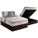 Ver imagem 1 de Cama Box Baú Casal: Colchão Molas Ensacadas Anjos MasterPocket Impressione + Base CRC Suede Brown(13