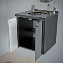 Ver imagem 4 de Gabinete para Banheiro 49x42,6cm Fenix Preto
