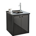 Ver imagem 2 de Gabinete para Banheiro 49x42,6cm Fenix Preto