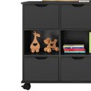 Ver imagem 4 de Nicho Organizador c/ 6 Gavetas com Rodízio Roterdã Q01 - Doce Sonho Móveis NICHO ORGANIZADOR NICHO D