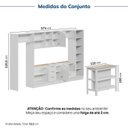 Ver imagem 6 de Cozinha Modulada 10 Peças sem Tampo com Cristaleira e Ilha Marselha CabeCasa MadeiraOriginals
