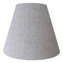 Ver imagem 5 de Arandela Retro Cone Vivare Md-2001 Cúpula em Tecido 25-26x13cm - Bivolt Rustico-cinza 127-220v