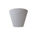 Ver imagem 1 de Arandela Retro Cone Vivare Md-2001 Cúpula em Tecido 25-26x13cm - Bivolt Rustico-cinza 127-220v