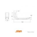 Ver imagem 3 de Fechadura Espelhada Inox - Stam Banheiro 824/11