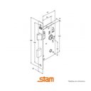 Ver imagem 1 de Fechadura Espelhada Inox - Stam Banheiro 824/11
