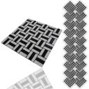 Ver imagem 1 de Pastilha de Vidro Adesiva Kit 20 Uni Parede Banheiro Box Cozinha Sala Decorativa Moderna Reforma Fac