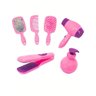Kit Acessórios de Cabelo Menina Brinquedos Infantil Secador Escova de Brincar Colorida - 1